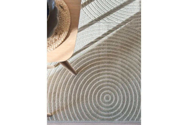 Wiltontæppe tæppe Hawaii Trend 160x230 cm, Grøn - 160x230 cm, Grøn - Tekstiler - Tæpper - Udendørs tæpper