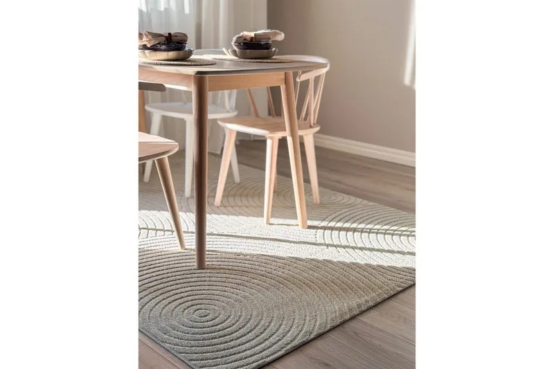 Wiltontæppe tæppe Hawaii Trend 160x230 cm, Grøn - 160x230 cm, Grøn - Tekstiler - Tæpper - Udendørs tæpper