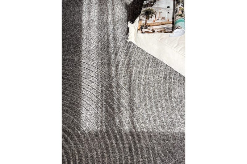 Wiltontæppe tæppe Hawaii Trend 160x230 cm, Grafit - 160x230 cm, Grafit - Tekstiler - Tæpper - Udendørs tæpper