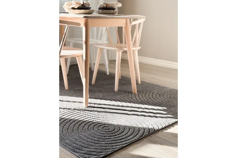 Wiltontæppe tæppe Hawaii Trend 160x230 cm, Grafit - 160x230 cm, Grafit - Tekstiler - Tæpper - Udendørs tæpper