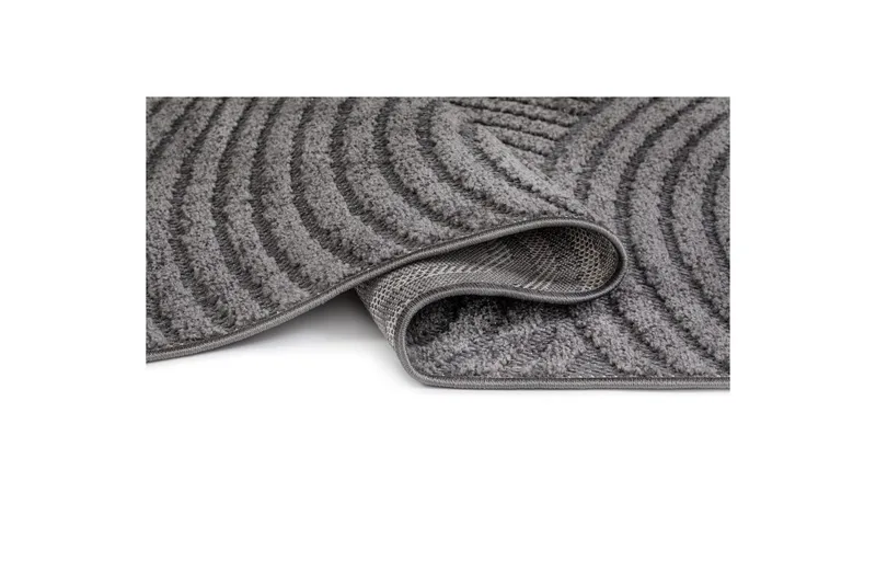 Wiltontæppe tæppe Hawaii Trend 160x230 cm, Grafit - 160x230 cm, Grafit - Tekstiler - Tæpper - Udendørs tæpper