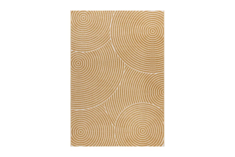 Wiltontæppe tæppe Hawaii Trend 160x230 cm, Gul - 160x230 cm, Gul - Tekstiler - Tæpper - Udendørs tæpper