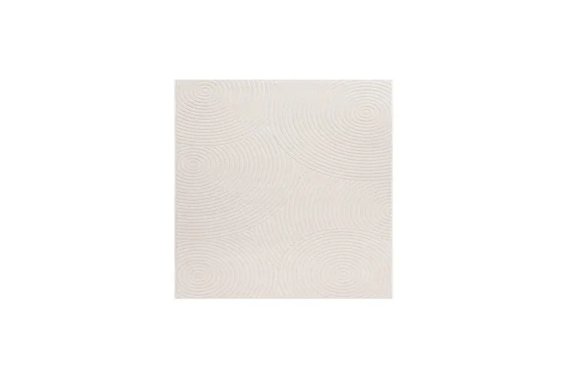 Wiltontæppe tæppe Hawaii Trend 200x200 cm, Creme - 200x200 cm, Creme - Tekstiler - Tæpper - Store tæpper