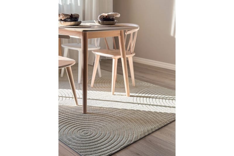 Wiltontæppe tæppe Hawaii Trend 200x200 cm, Grøn - 200x200 cm, Grøn - Tekstiler - Tæpper - Store tæpper