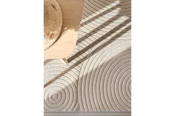 Wiltontæppe tæppe Hawaii Trend 200x200 cm, Linned - 200x200 cm, Linned - Tekstiler - Tæpper - Udendørs tæpper