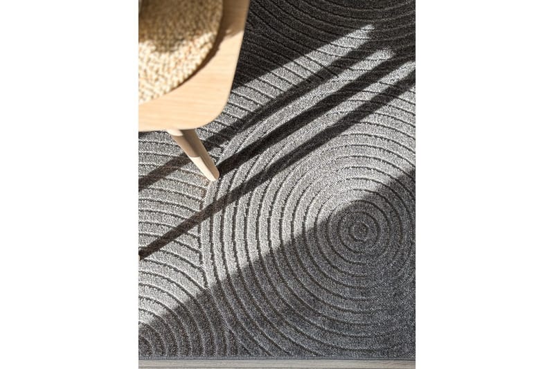Wiltontæppe tæppe Hawaii Trend 200x290 cm, Grafit - 200x290 cm, Grafit - Tekstiler - Tæpper - Udendørs tæpper