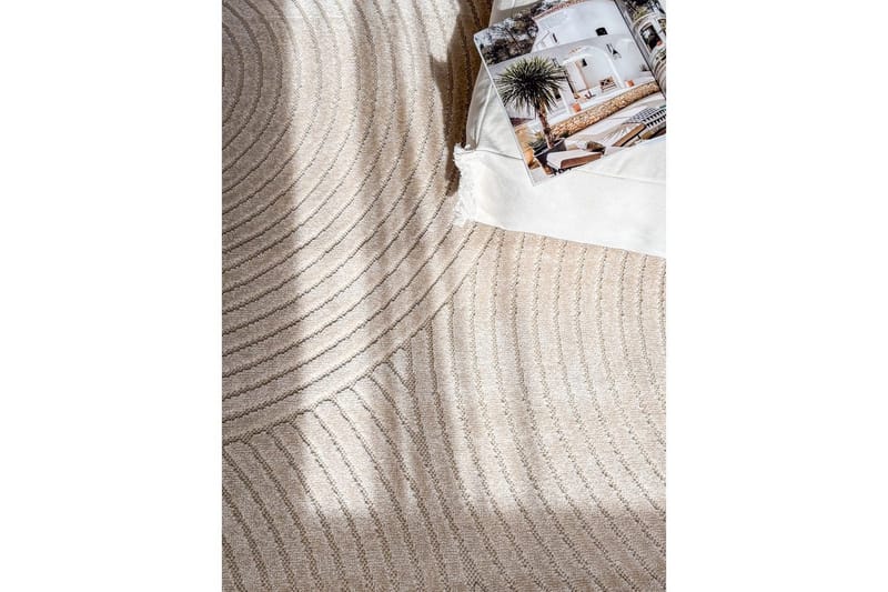 Wiltontæppe tæppe Hawaii Trend 240x340 cm, Linned - 240x340 cm, Linned - Tekstiler - Tæpper - Udendørs tæpper