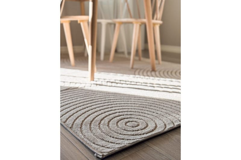 Wiltontæppe tæppe Hawaii Trend 240x340 cm, Linned - 240x340 cm, Linned - Tekstiler - Tæpper - Udendørs tæpper