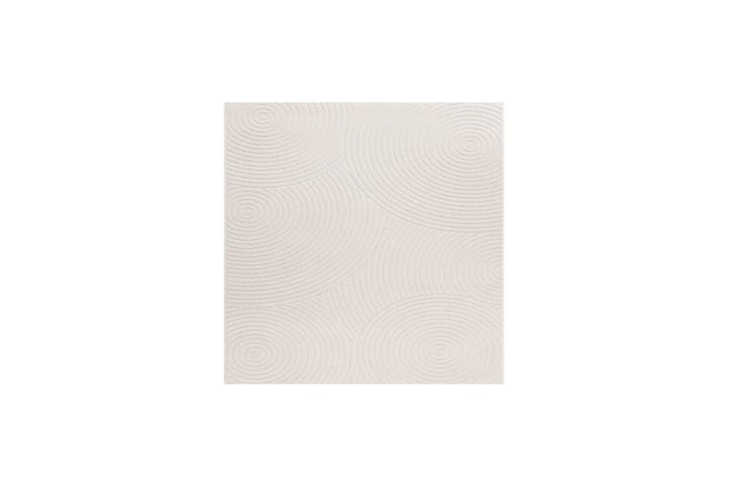 Wiltontæppe tæppe Hawaii Trend 280x280 cm, Creme - 280x280 cm, Creme - Tekstiler - Tæpper - Udendørs tæpper