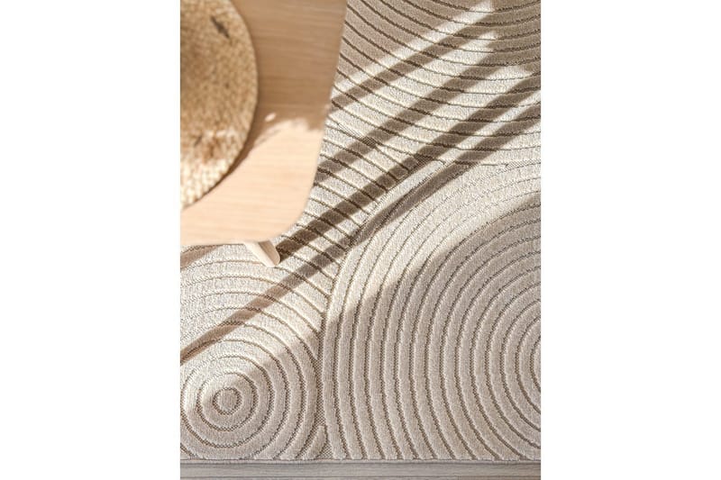 Wiltontæppe tæppe Hawaii Trend 280x280 cm, Linned - 280x280 cm, Linned - Tekstiler - Tæpper - Udendørs tæpper