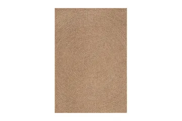 Wiltontæppe tæppe Natural Circle 240x340 cm - 240x340 cm - Tekstiler - Tæpper - Udendørs tæpper