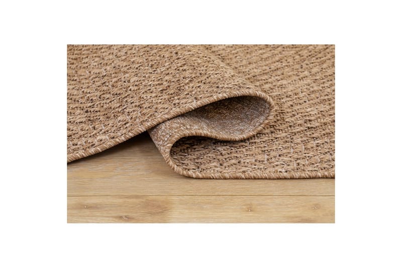Wiltontæppe tæppe Natural Circle Rund 120x120 cm - 120x120 cm - Tekstiler - Tæpper - Udendørs tæpper