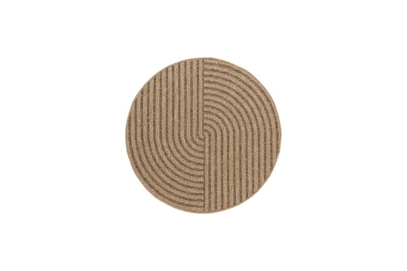 Wiltontæppe tæppe Natural Classic 120x120 cm - 120x120 cm - Tekstiler - Tæpper - Udendørs tæpper