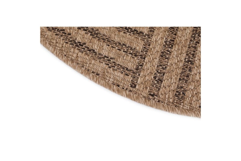 Wiltontæppe tæppe Natural Classic 120x120 cm - 120x120 cm - Tekstiler - Tæpper - Udendørs tæpper