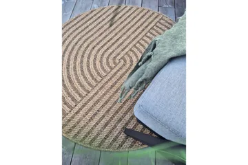 Wiltontæppe tæppe Natural Classic 160x160 cm - 160x160 cm - Tekstiler - Tæpper - Små tæpper