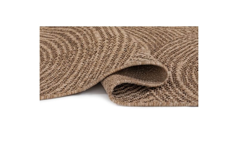 Wiltontæppe tæppe Natural Sun 120x120 cm - 120x120 cm - Tekstiler - Tæpper - Udendørs tæpper