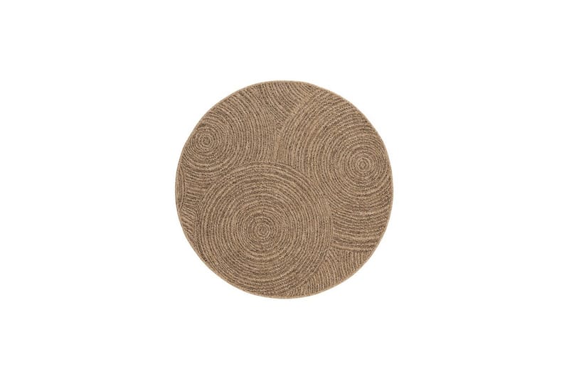 Wiltontæppe tæppe Natural Sun 120x120 cm - 120x120 cm - Tekstiler - Tæpper - Udendørs tæpper