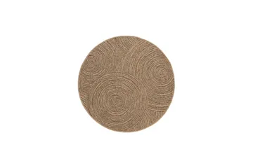 Wiltontæppe tæppe Natural Sun 200x200 cm - 200x200 cm - Tekstiler - Tæpper - Udendørs tæpper
