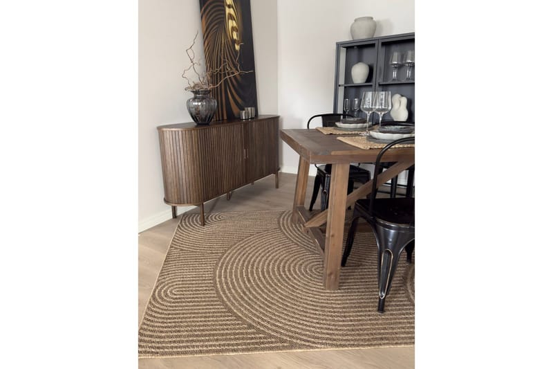 Wiltontæppe tæppe Natural Zen 200x290 cm - 200x290 cm - Tekstiler - Tæpper - Udendørs tæpper