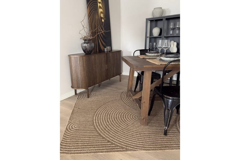 Wiltontæppe tæppe Natural Zen 280x380 cm - 280x380 cm - Tekstiler - Tæpper - Udendørs tæpper