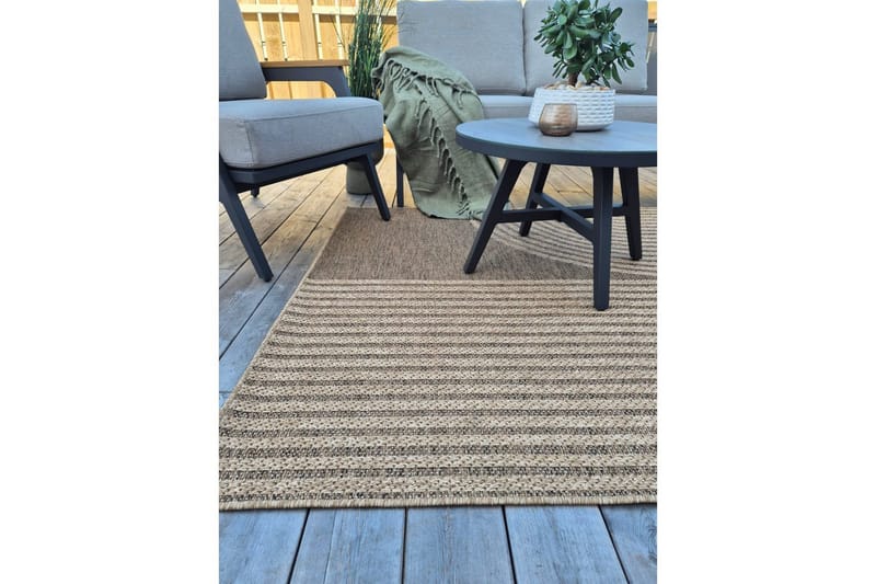 Wiltontæppe tæppe Naturlig Form 160x230 cm - 160x230 cm - Tekstiler - Tæpper - Udendørs tæpper