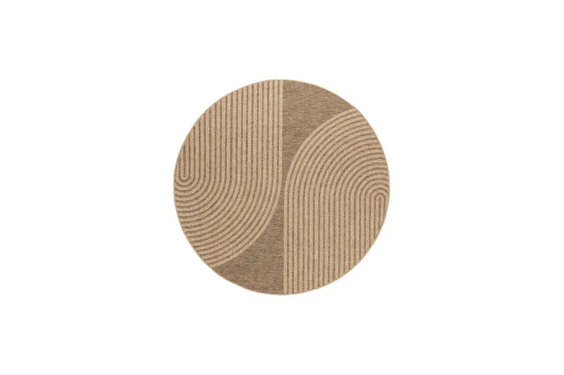 Wiltontæppe tæppe Naturlig Form Rund 200x200 cm, 200x200 cm