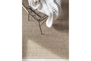 Wiltontæppe tæppe Naturlig Ramme 240x240 cm - 240x240 cm - Tekstiler - Tæpper - Store tæpper
