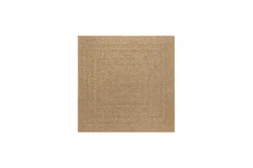 Wiltontæppe tæppe Naturlig Ramme 240x240 cm - 240x240 cm - Tekstiler - Tæpper - Store tæpper