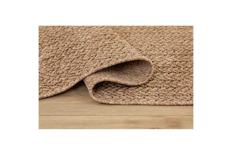 Wiltontæppe tæppe Naturlig Ramme 280x280 cm - 280x280 cm - Tekstiler - Tæpper - Udendørs tæpper