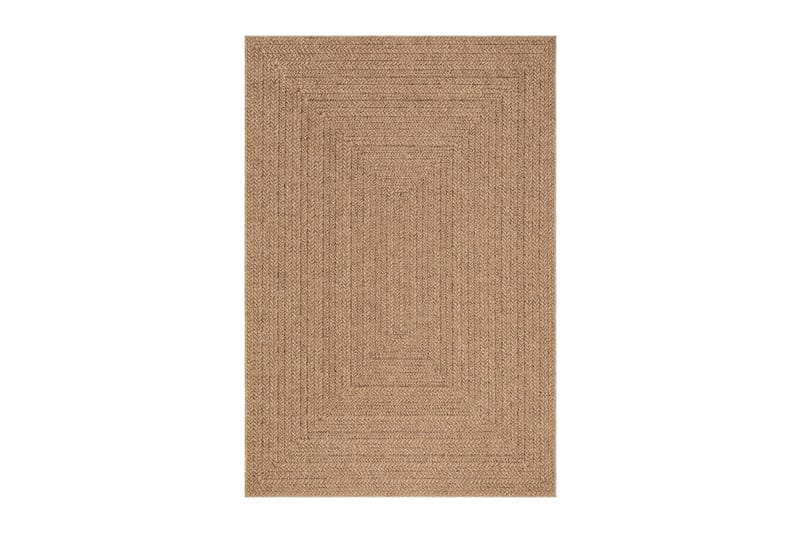 Wiltontæppe tæppe Naturlig Ramme 280x380 cm - 280x380 cm - Tekstiler - Tæpper - Udendørs tæpper