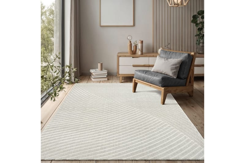 Wiltontæppe tæppe Orlando Modern 200x290 cm, Grå - 200x290 cm, Grå - Tekstiler - Tæpper - Udendørs tæpper