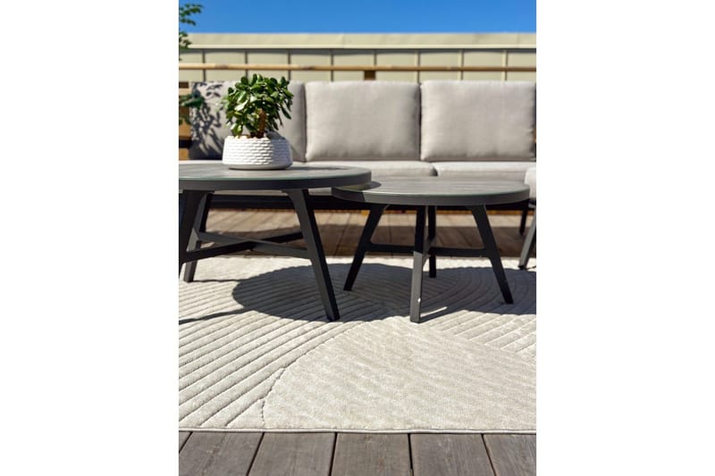 Wiltontæppe tæppe Orlando Modern 240x340 cm, Grå - 240x340 cm, Grå - Tekstiler - Tæpper - Udendørs tæpper