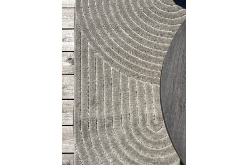 Wiltontæppe tæppe Orlando Zen 200x290 cm, Grå - 200x290 cm, Grå - Tekstiler - Tæpper - Udendørs tæpper