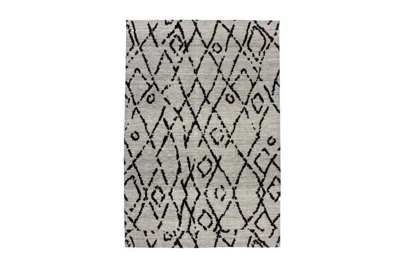 Yorklomnorquay Eaby Tæppe 120x170 cm Grå/Sort - D-Sign - Wiltontæpper - Mønstrede tæpper