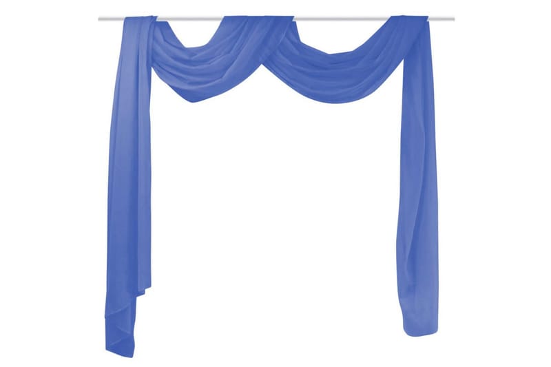 voile-drape 140 x 600 cm kongeblå - Blå - Gardiner