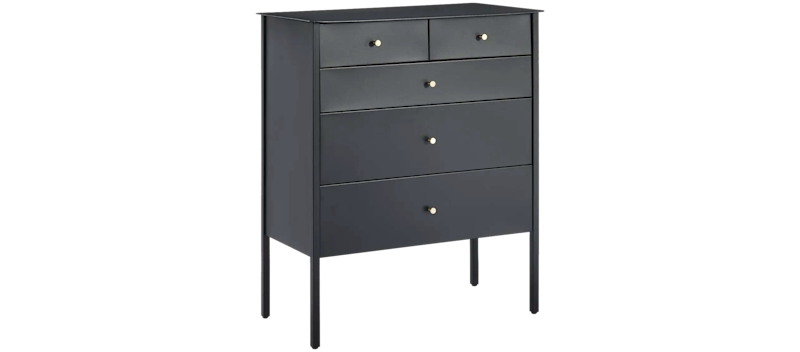 Rockvae Kommode 75 cm, Sort