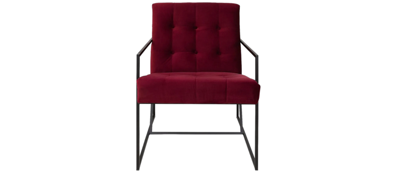 Indy Lænestol, Rød/Sort