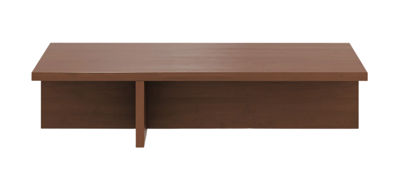 Töreboda Sofabord Rektangulært 120 cm, Mørkebrunt valnøddetræ look