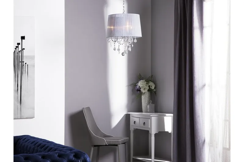 Evans loftslampe 40 cm, Hvid