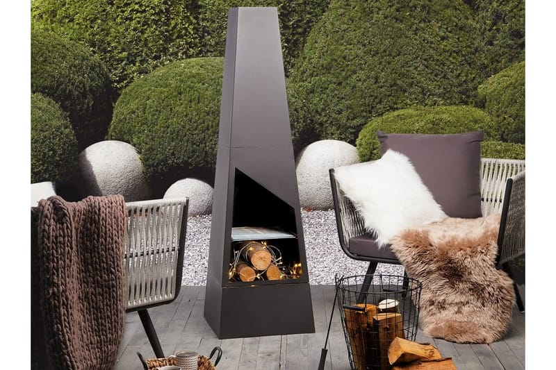 Yate Eldstad 45 | 45 | 150 cm, Sort