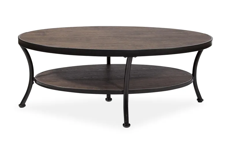 Manilla Sofabord 120 cm Oval, Brun